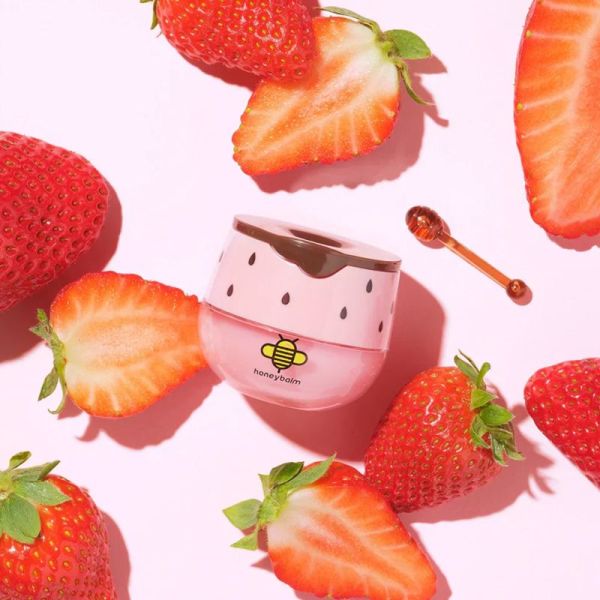 Honeybalm Strawberry Baume Lèvres Fraise 6.5g – Hydratation et éclat