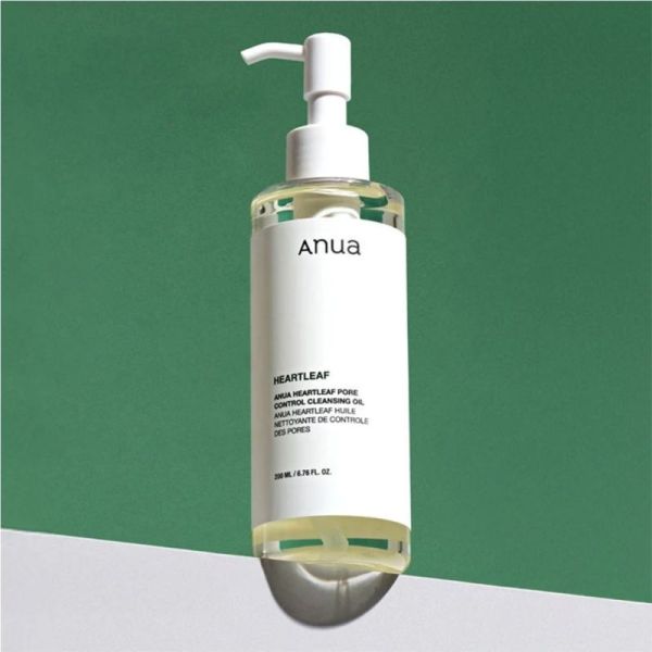 Anua Heartleaf Pore Control Cleansing Oil 200ml - Huile démaquillante purifiante et anti-imperfections