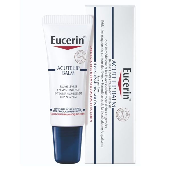 Eucerin Baume Lèvres Calmant Peau Sèche 10 ml