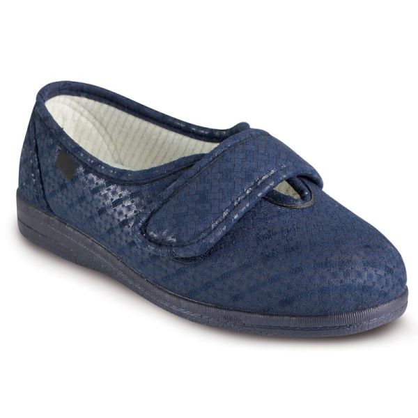 Dr Comfort CHUT Arlequin Sand Bleu - Chaussures Confort Mixte Pieds Diabétiques