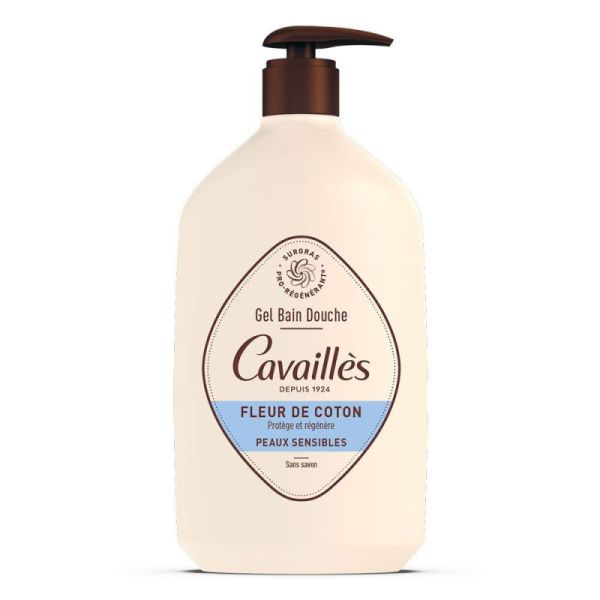 Rogé Cavaillès Gel Bain Douche Fleur de Coton 1 litre