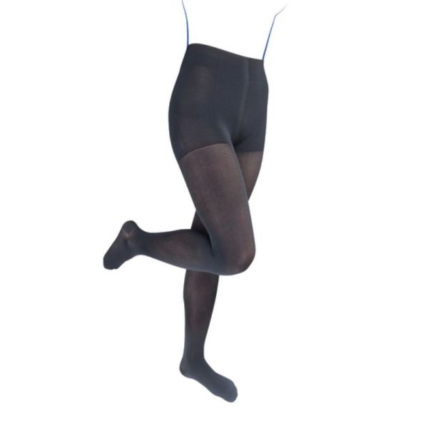 Thuasne Venoflex Secret Opaque Classe 2 Collant de Contention Noir - Long - Taille 4