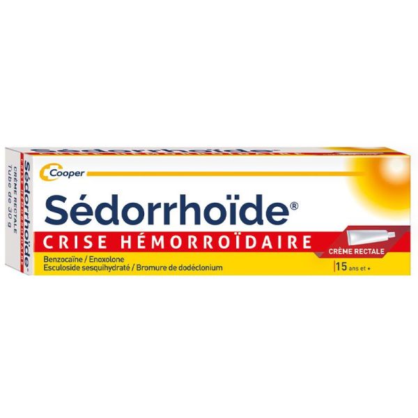 Sédorrhoïde crème rectale 30g