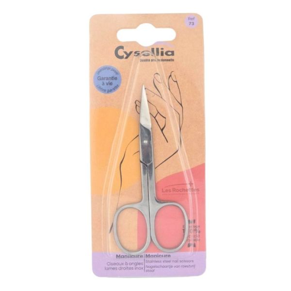 Cysellia Ciseaux à Ongles Lames Droites - Réf. 73