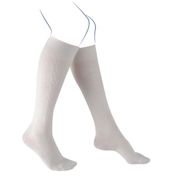 Thuasne Venoflex Fast Laine Chaussettes de Contention Femme Classe 3 Long – Thermorégulation et confort