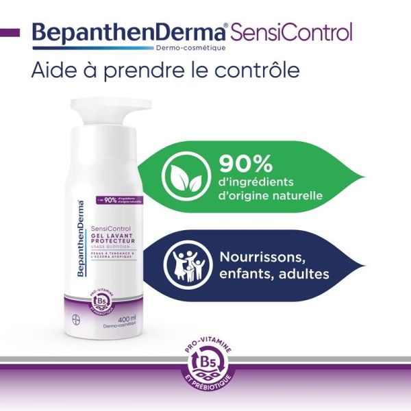 Bepanthen Derma SensiControl Gel Lavant Protecteur 400 ml