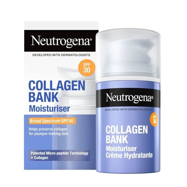 Neutrogena Collagen Bank Crème Hydratante SPF30 Peaux Sensibles - 50ml