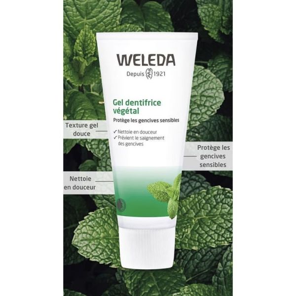 Weleda Gel Dentifrice Végétal 75ml – Protection gencives sensibles