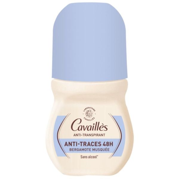 Cavaillès Anti-traces 48h Anti-Transpirant Bille Bergamote Musquée - Protection et séchage rapide