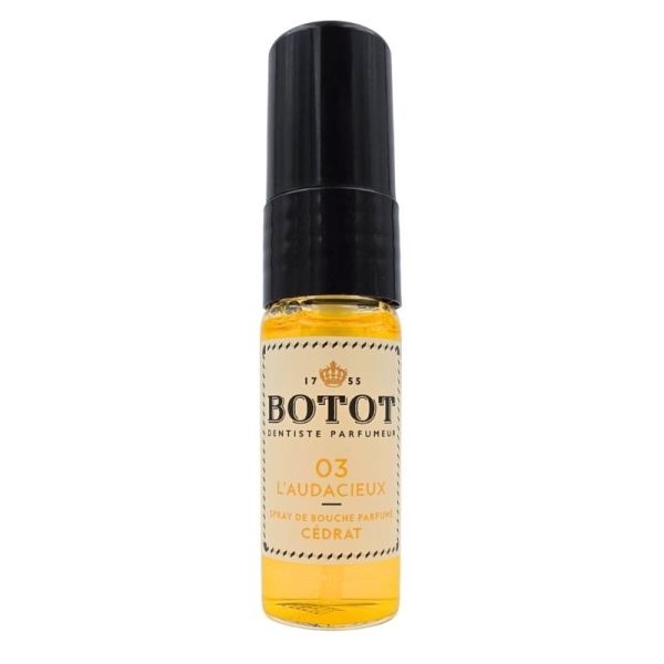 Botot 03 L'Audacieux Spray de bouche parfumé 15 ml - Cédrat, fraîcheur acidulée