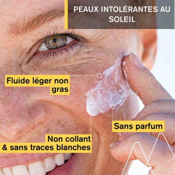 Uriage Bariésun 100 Fluide Protecteur Extrême SPF 50+ 50 ml - Peaux intolérantes au soleil, résiste à l'eau