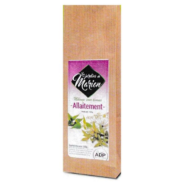 Les Jardins de Marion Tisane Allaitement - Favorise la Lactation  - Vrac de 110g