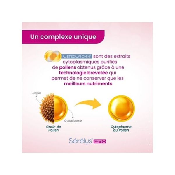 Sérélys Sérélys OSTEO 30 gélules – soutien de la santé osseuse