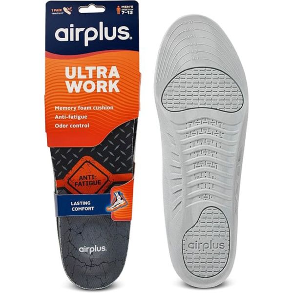 Airplus Ultra Work Homme Semelles Travail Taille 41-46 – Confort et anti-fatigue