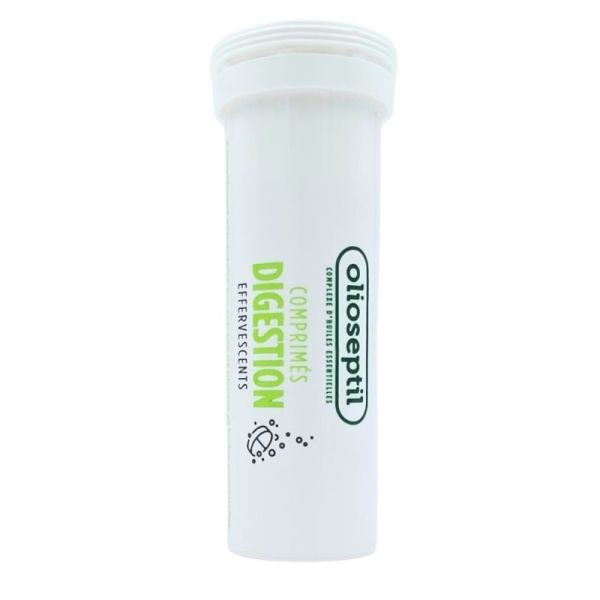 Olioseptil Comprimés Digestion Effervescents x 10 comprimés - Aide face à une digestion difficile