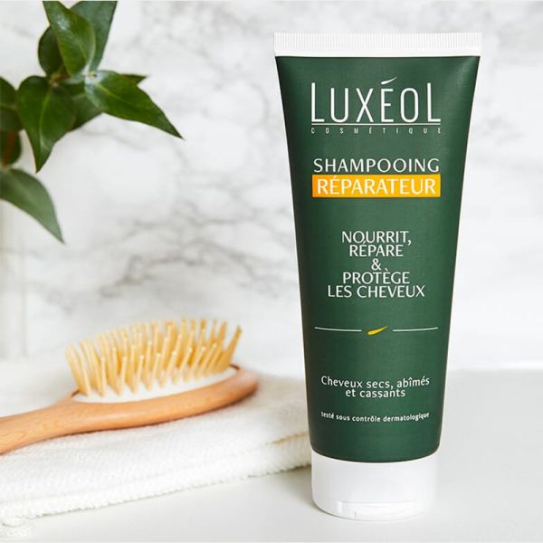 Luxéol Shampooing Réparateur - 200 ml - Soin profond pour cheveux abîmés et cassants