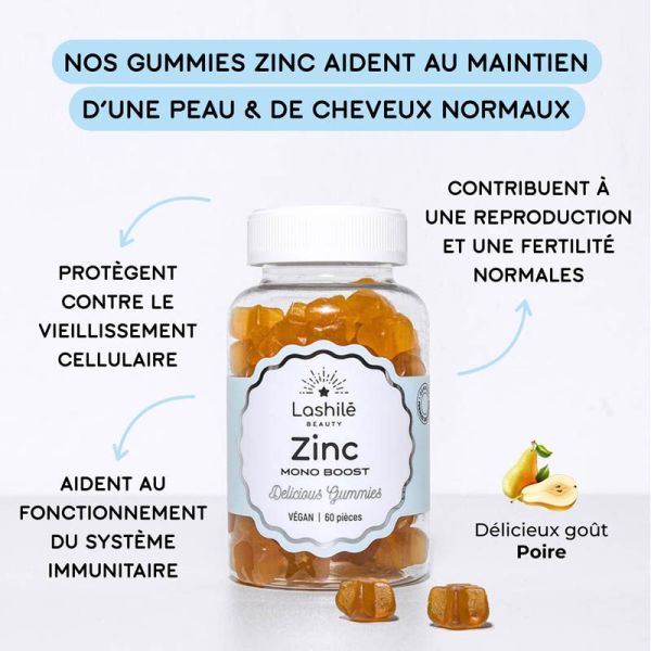 Lashilé Beauty Zinc - 60 gommes