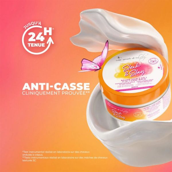 Les Secrets de Lolly Sleek & Slay Baume Fixant Anti-Casse 200ml – Tenue et soin