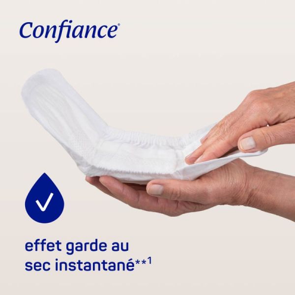 Confiance Lady Pads 4 Gouttes - 12 protections - Protège-slips féminins ultra-discrets