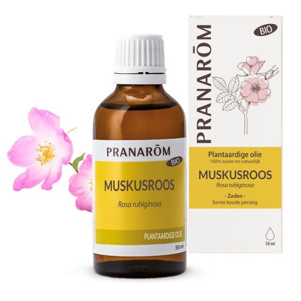 Pranarom Huile Végétale Bio Rose musquée 50ml