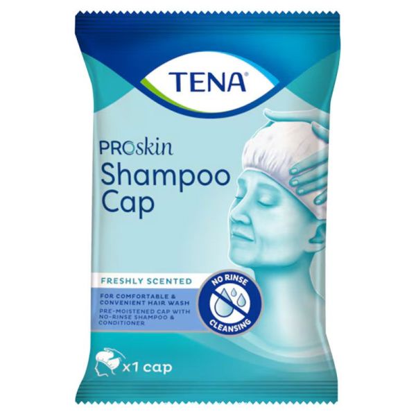 Tena Shampoo Cap ProSkin - 1x Coiffe Shampoing