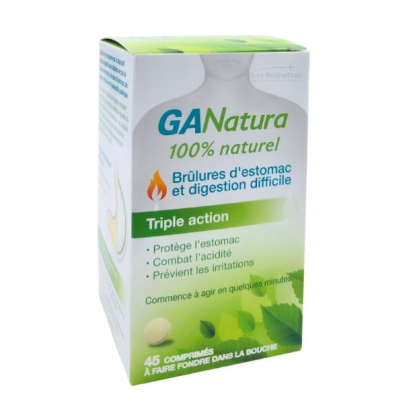 GANatura - Brulures d'Estomac et Digestion Difficile - 45 comprimés