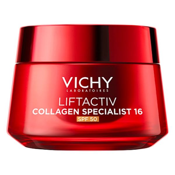 Vichy Liftactiv Collagen Specialist 16 Crème SPF50 - 50ml - Anti-Rides et Collagène