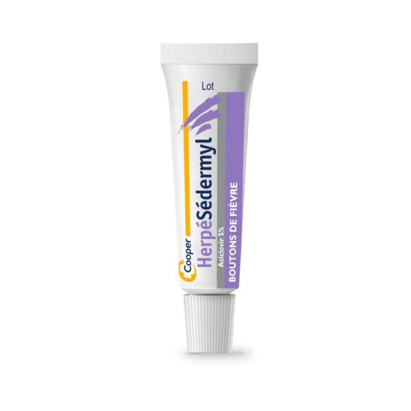 Cooper Herpesedermyl 5 % Crème Tube 2g - Aciclovir