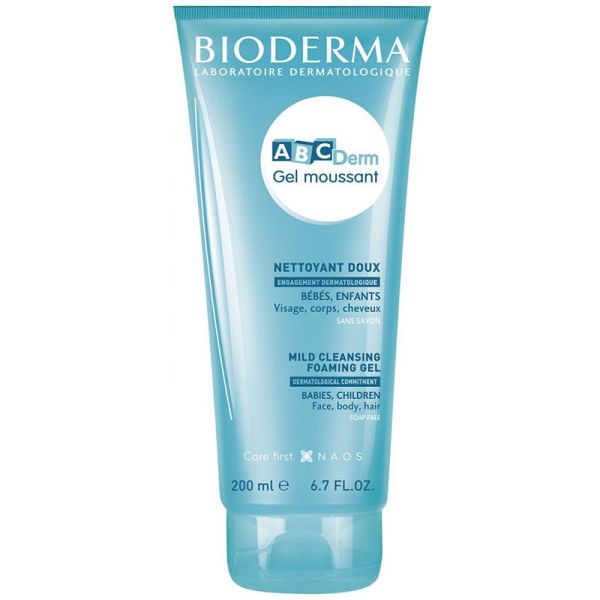 Bioderma ABCDerm Gel Moussant Nettoyant Doux Bébé 200ml