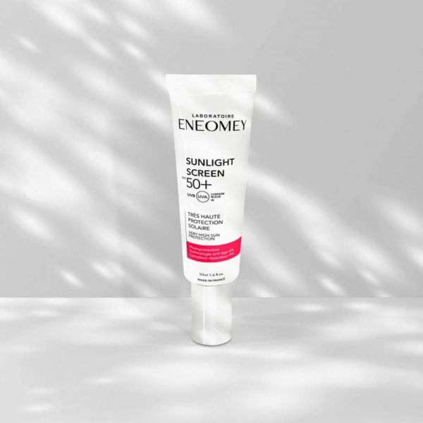 Eneomey Sunlight Screen - Crème Solaire SPF 50+ 50 ml - Anti UVA/UVB Infrarouge et Lumière Bleue