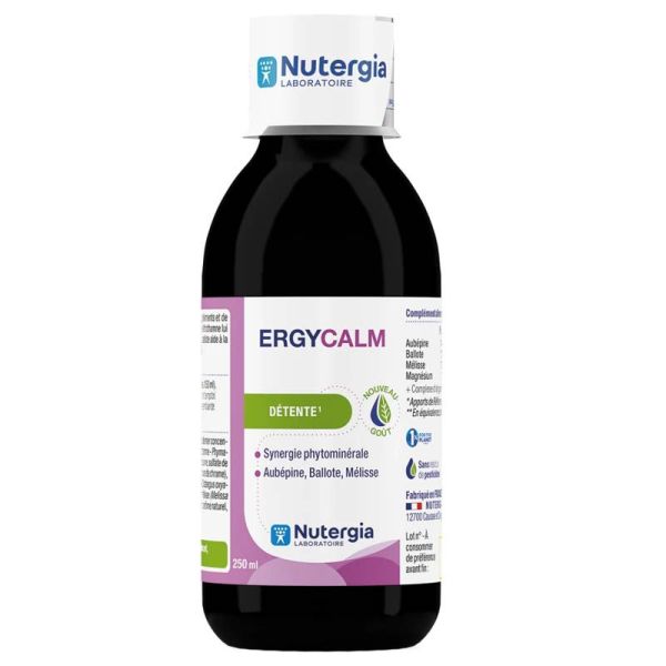 Nutergia Ergycalm Solution - Détente et Bien-Être Mental - 250 ml