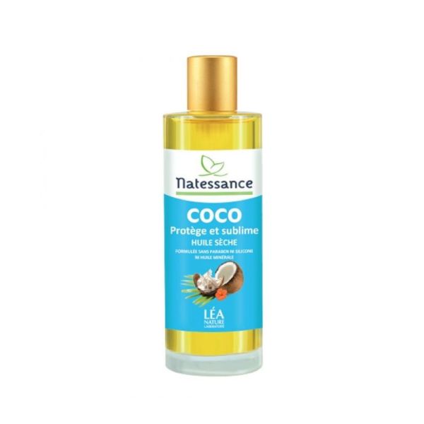 Natessance Coco Protège Et Sublime Huile Sèche Bio 100 ml
