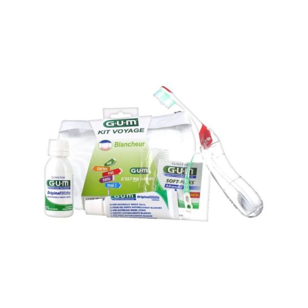 GUM Kit Voyage Blancheur - 1 lot