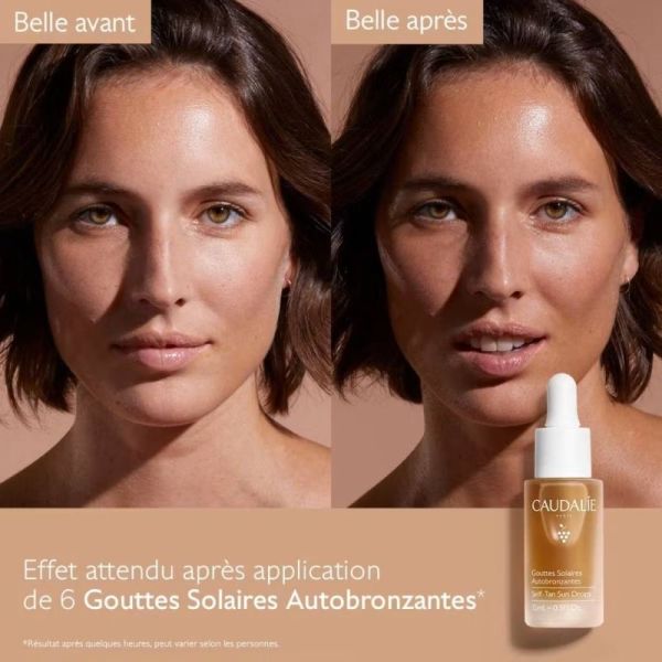 Caudalie Gouttes Solaires Autobronzantes 15 ml - Bonne mine sur-mesure sans UV