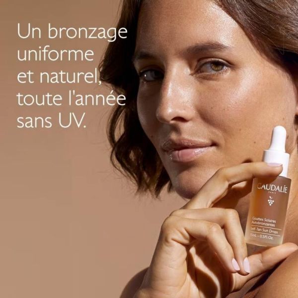 Caudalie Gouttes Solaires Autobronzantes 15 ml - Bonne mine sur-mesure sans UV