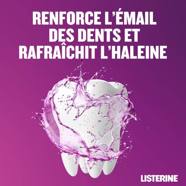 Listerine Bain de Bouche Total Care - 500ml - Menthe Classique - Protection Complète