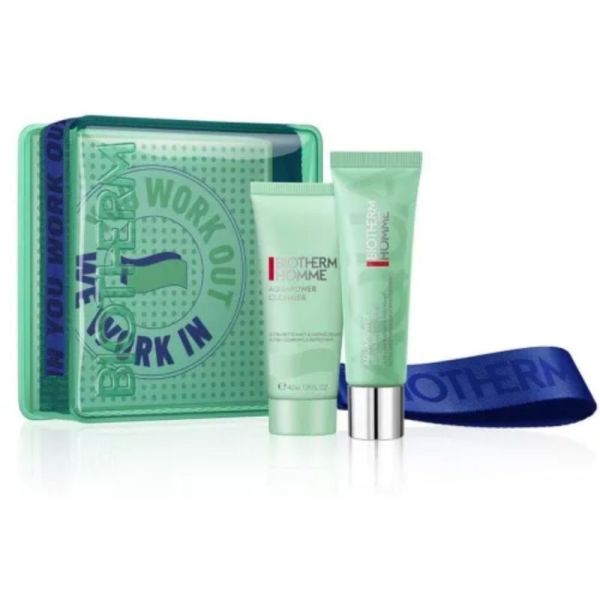 Biotherm Homme Aquapower Ultra Nettoyant & Rafraîchissant Coffret - Soin purifiant et rafraîchissant visage
