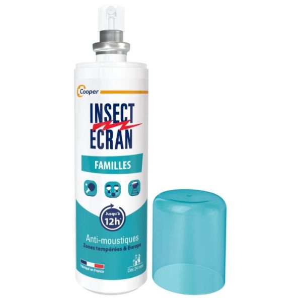 Insect Écran Spray Anti-Moustiques Répulsif Familles - 100ml