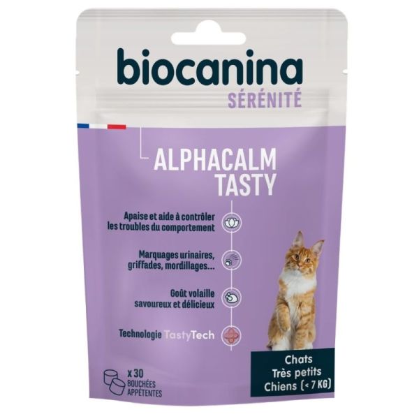 Biocanina Alphacalm Tasty Chats - NAC - Très Petits Chiens 30 Bouchées Appétentes