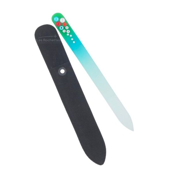 Cysellia Lime en Verre avec Strass - Réf. 55