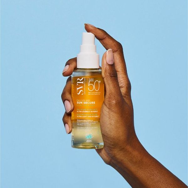 SVR Sun Secure Eau Solaire SPF50+ - 100ml - Fraîcheur et haute protection pour peaux sensibles