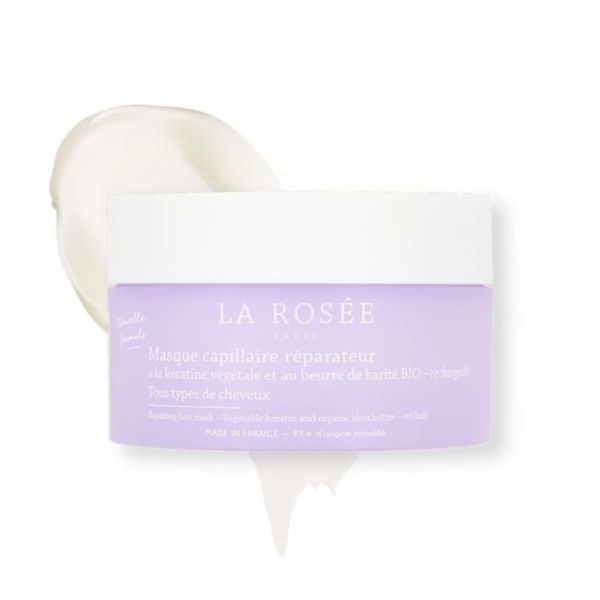 La Rosée Masque Capillaire Réparateur 200ml - Kératine végétale et beurre de karité bio