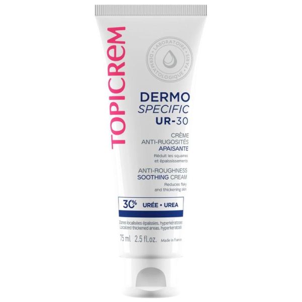 Topicrem DERMO SPECIFIC UR-30 Crème Anti-Rugosités Apaisante 75ml – Soin hyperkératoses