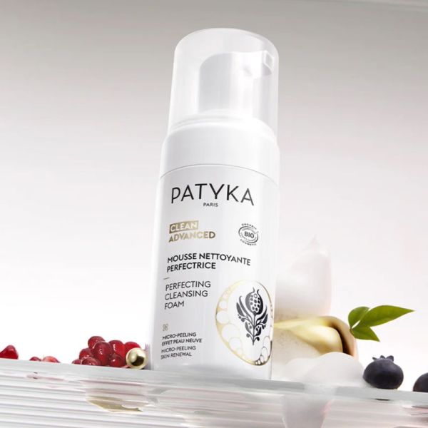 Patyka Clean Advanced Mousse Nettoyante Perfectrice Bio 100ml – Micro-peeling et éclat