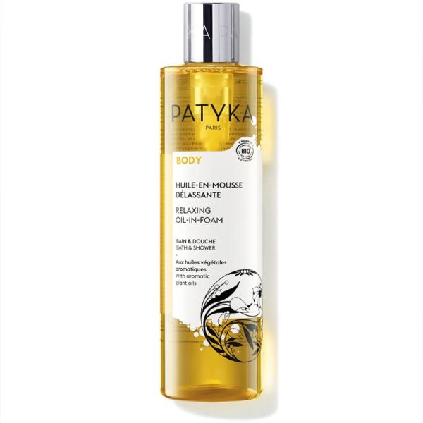 Patyka Huile-en-Mousse Délassante Bio 200ml – Nettoyage et relaxation