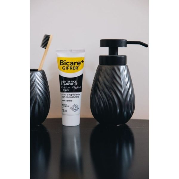 Gifrer Bicare Plus Dentifrice Blanchissant au Charbon Végétal