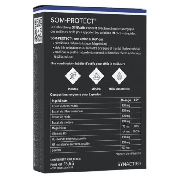 Aragan SynActifs SomProtect  - 30 gélules