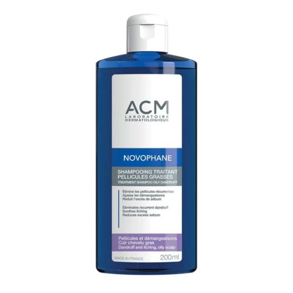 ACM Novophane DS Shampoing Traitant Pellicules Grasses - 200ml