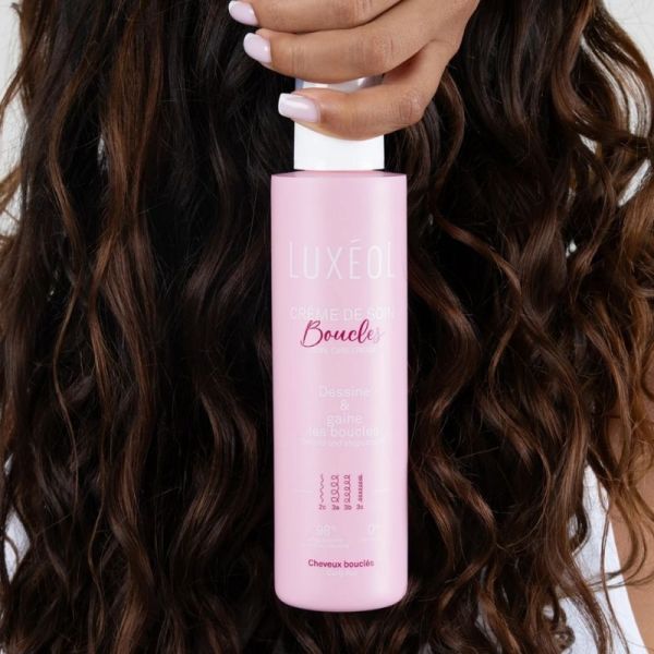 Luxéol Crème de Soin Boucles - 250ml - Nutrition intense et définition parfaite pour les boucles