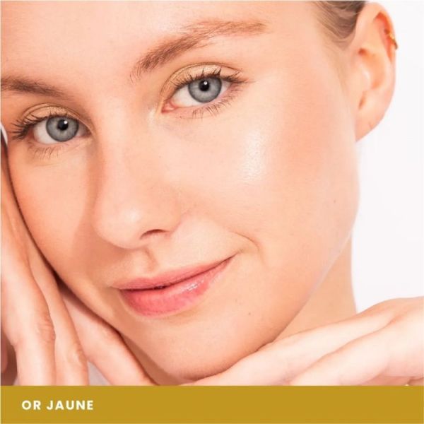 Charlotte Bio Fard à Paupières Liquide Or Jaune 6,5ml - Haute pigmentation et fini glowy bio